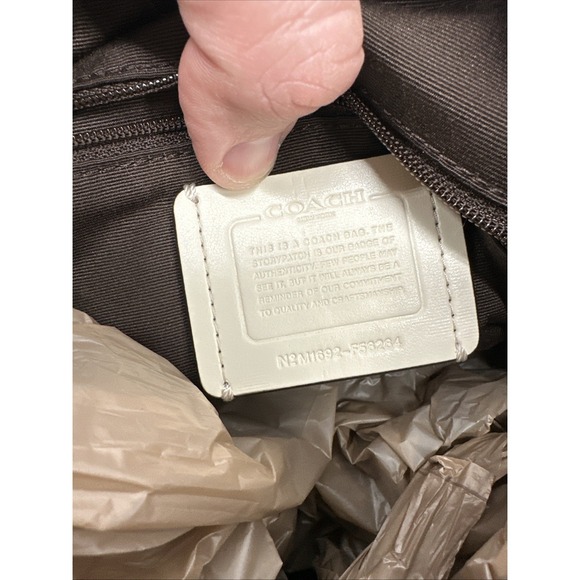 COACH CELESTE CONVERTIBLE HOBO IN SIGNATURE CANVAS (COACH F58284) - Picture 6 of 9